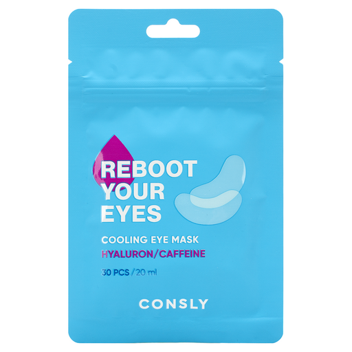 Consly Eyes Reboot Hyaluronic Acid & Caffeine Cooling Eye Mask, 30pcs оптом