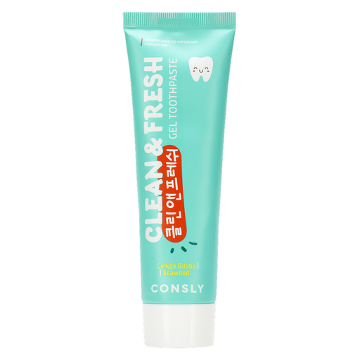 Consly Clean&Fresh Gingko Biloba & Seaweed Gel Toothpaste, 105g оптом
