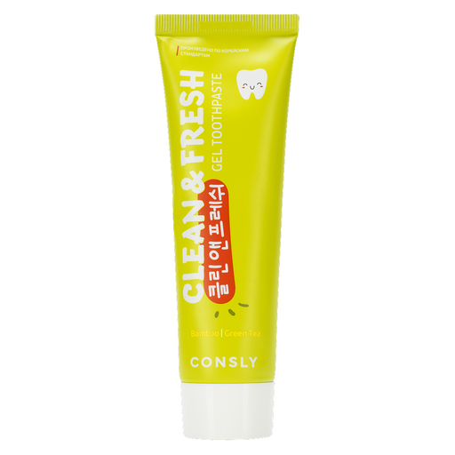 Consly Clean&Fresh Bamboo & Green Tea Gel Toothpaste, 105g оптом