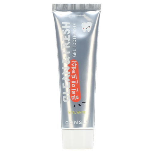 Consly Total White Fluoride Whitening Gel Toothpaste, 105g оптом