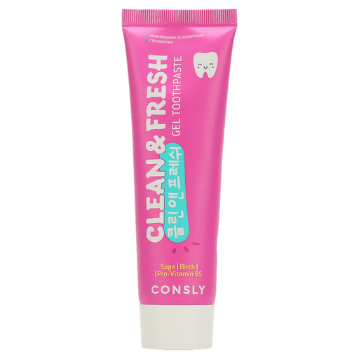 Consly Clean&Fresh Sage, Birch & Pro-Vitamin B5 Protecting Gel Toothpaste, 105g оптом