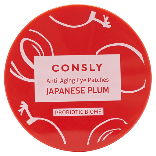 Consly Probiotic Biome Anti-Aging Japanese Plum Hydrogel Eye Patches, 60pcs оптом
