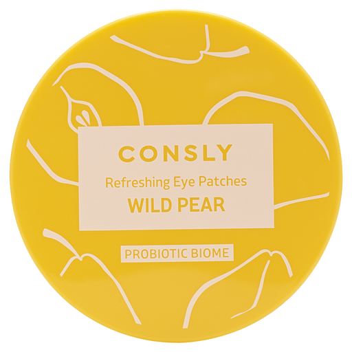 Consly Probiotic Biome Refreshing Wild Pear Hydrogel Eye Patches, 60pcs оптом