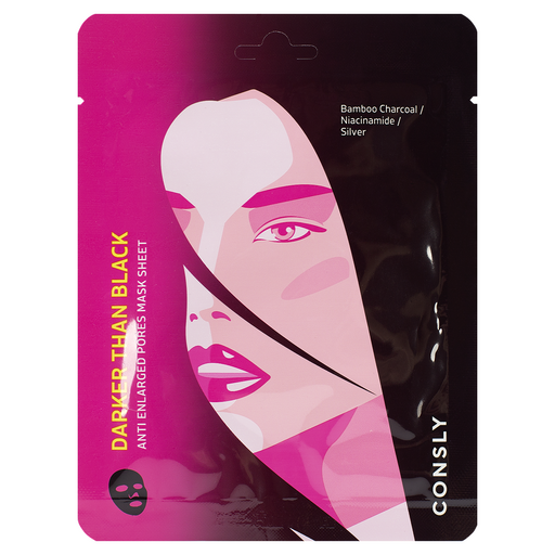 Consly Darker than Black Anti Enlarged Pores Mask Sheet, 25ml оптом